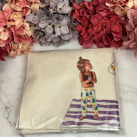 Eco-Friendly Yoga Mama with Little One Folding Tote Bag - Picture 13 of 14